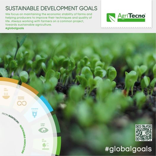The Sustainable Development Goals are the blueprint to achieve a better and more sustainable future for all. 
#AgriTecno #TOWARDSSUSTAINABLEAGRICULTURALDEVELOPMENT